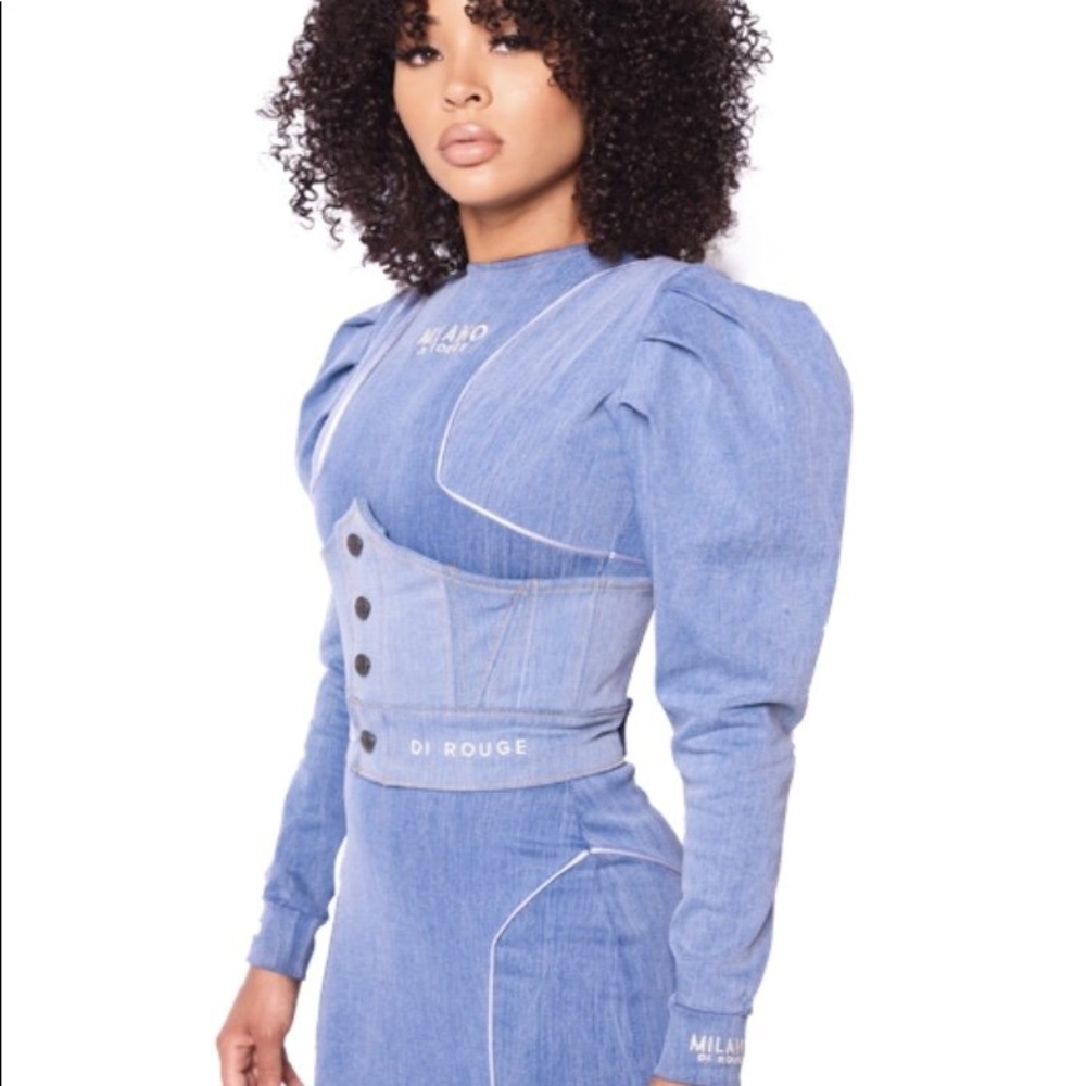 Milano Di Rouge Denim Corset